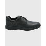 Zapato-Para-Hombre-Cuero-Spinal-Town-Negro-Hush-Puppies