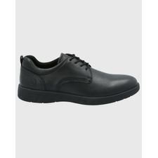 Zapato Para Hombre Cuero Spinal Town Negro Hush Puppies