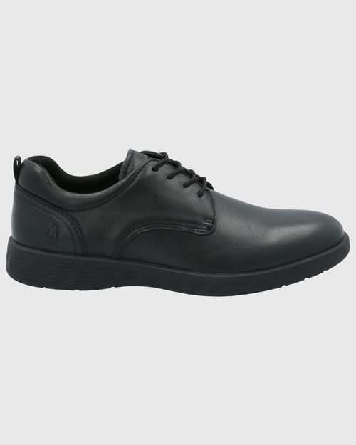 Zapato Para Hombre Cuero Spinal Town Negro Hush Puppies