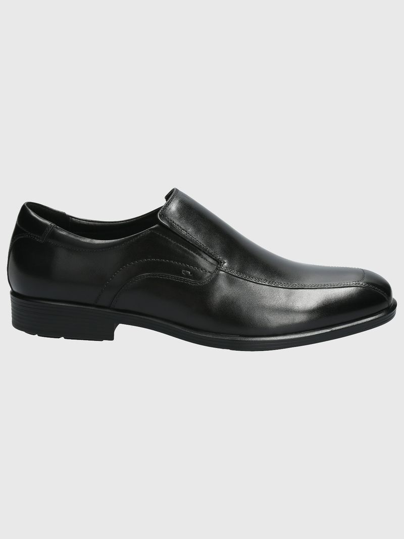 Zapato-Para-Hombre-Cuero-Strand-Negro-Hush-Puppies