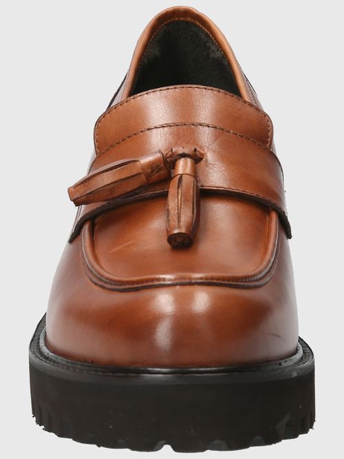 Mocasín Para Mujer Cuero Clov Marrón Hush Puppies