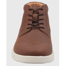 Botín Para Hombre Cuero/Nylon Spinal City Marrón Hush Puppies