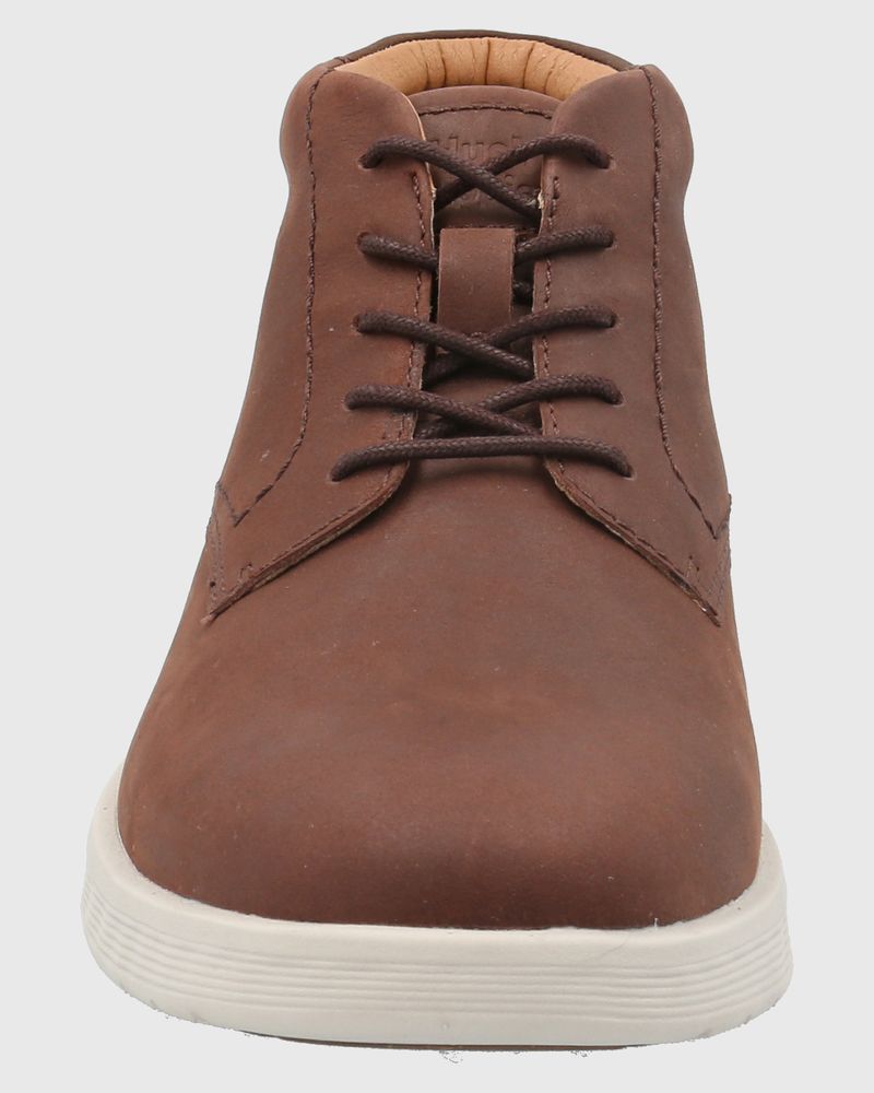 Botin-Para-Hombre-Cuero-Nylon-Spinal-City-Marron-Hush-Puppies