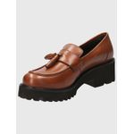 Mocasin-Para-Mujer-Cuero-Clov-Marron-Hush-Puppies
