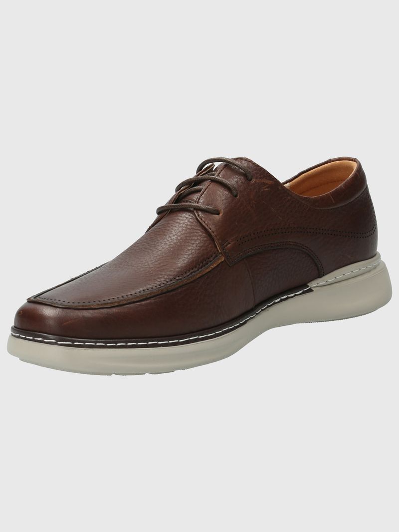Zapato-Para-Hombre-Cuero-Max-G-Marron-Hush-Puppies