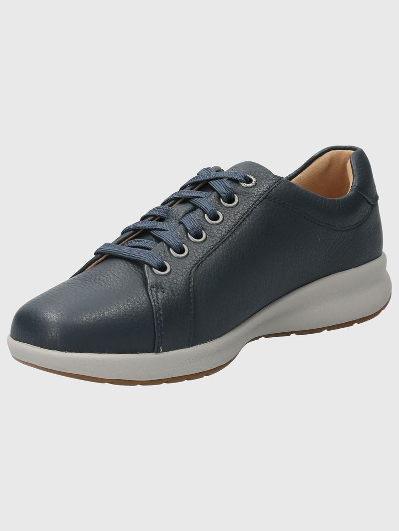 Zapatilla-Para-Mujer-Cuero-Spinal-Laceup-Azul-Hush-Puppies