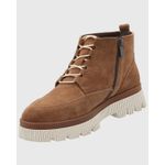 Botin-Para-Mujer-Cuero-Ruffen-Marron-Hush-Puppies