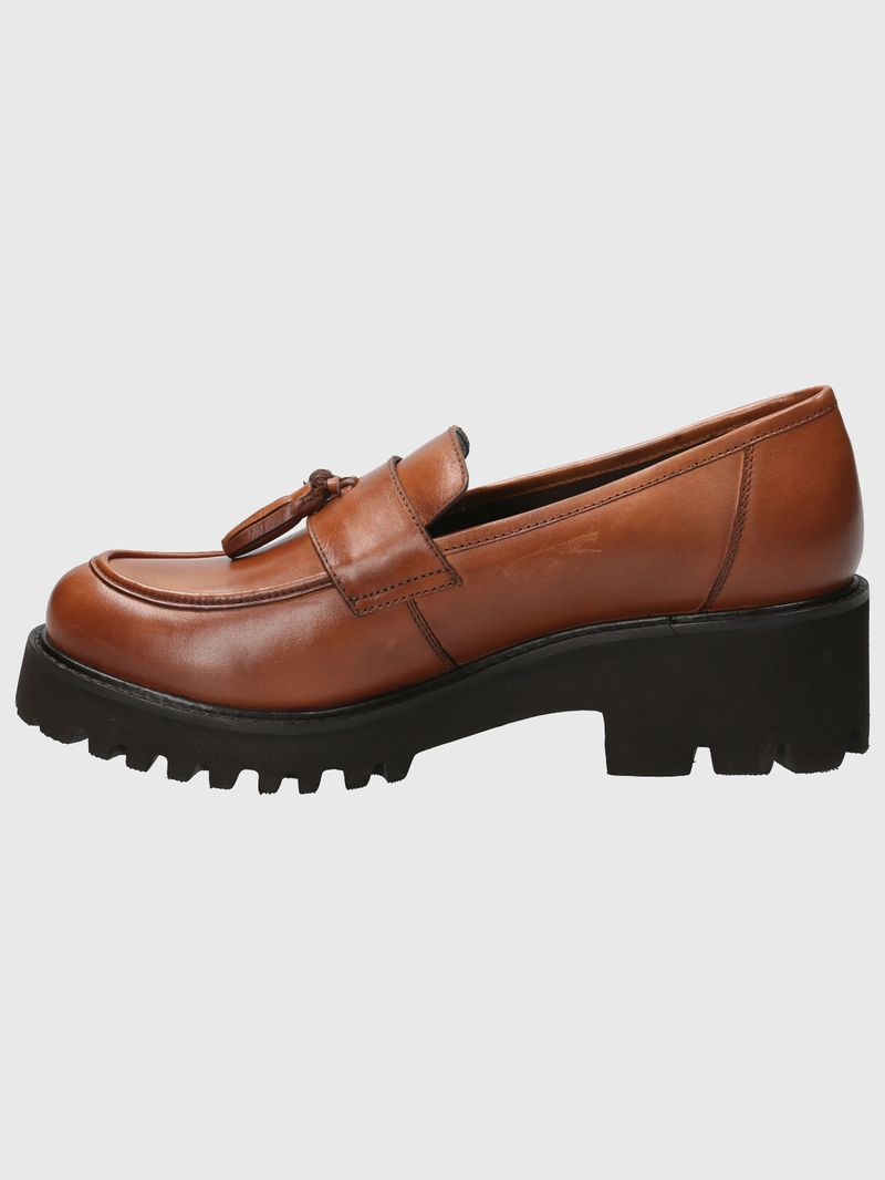 Mocasin-Para-Mujer-Cuero-Clov-Marron-Hush-Puppies