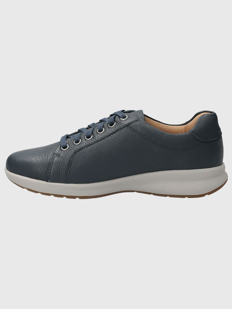 Zapatilla-Para-Mujer-Cuero-Spinal-Laceup-Azul-Hush-Puppies
