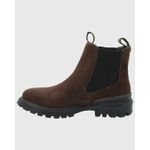 Botin-Para-Mujer-Cuero-Poliester-One-And-Only-Marron-Hush-Puppies