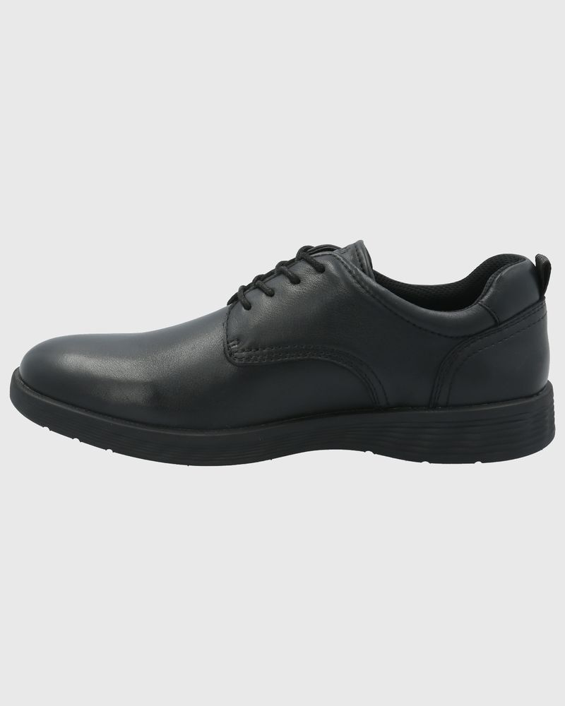 Zapato-Para-Hombre-Cuero-Spinal-Town-Negro-Hush-Puppies