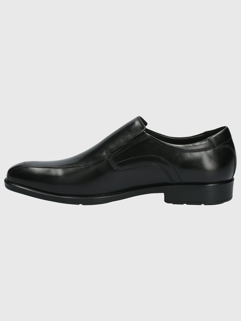 Zapato-Para-Hombre-Cuero-Strand-Negro-Hush-Puppies