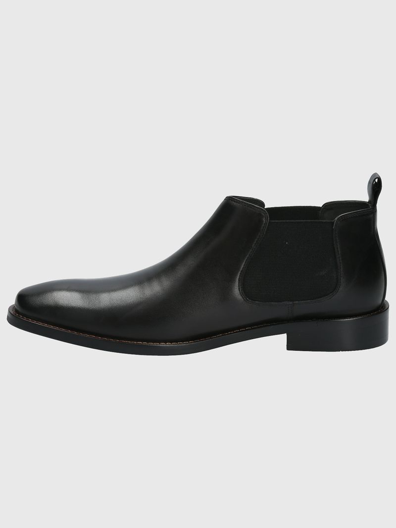 Botin-Para-Hombre-Cuero--Elastano-Twist-Negro-Hush-Puppies