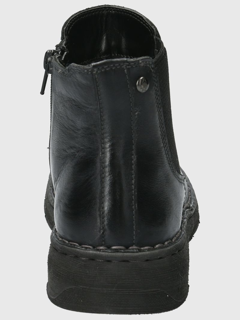 Botin-Para-Mujer-Cuero-Poliester-Craven-Negro-Hush-Puppies