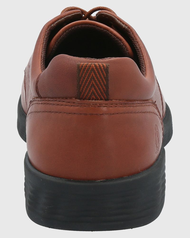 Zapato-Para-Hombre-Cuero-Spinal-Town-Marron-Hush-Puppies