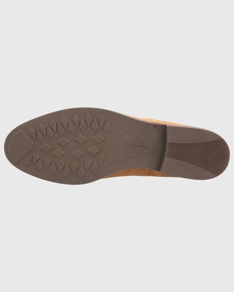 Botin-Para-Mujer-Cuero-Poliester-Clifton-Marron-Hush-Puppies