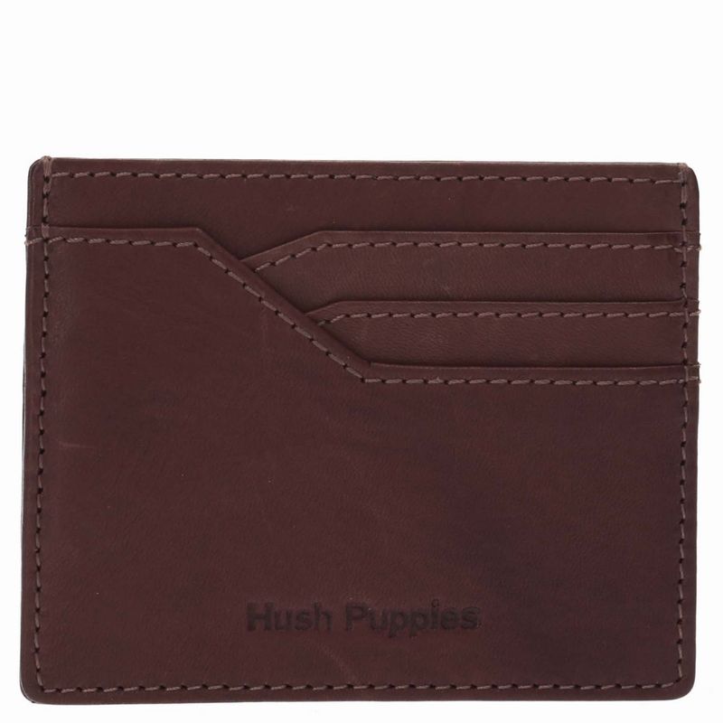Billetera-Para-Hombre-Cuero-Th-Benett-Card-Marron-Hush-Puppies