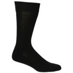 Calcetin-Para-Hombre-Algodon-Spandex-Co-Plain-Cushionfoot-Negro-Hush-Puppies