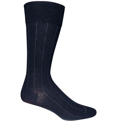 Media Para Hombre Algodón/Spandex Co Nontight Broadrib Azul Hush Puppies