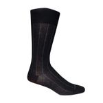 Calcetin-Para-Hombre-Algodon-Spandex-Co-Nontight-Broadrib-Negro-Hush-Puppies