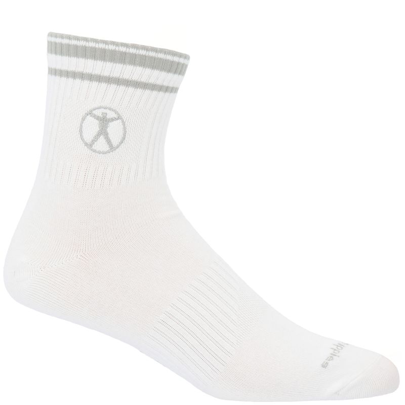Calcetin-Para-Hombre-Algodon-Spandex-Co-Men-Body-Quarter-Blanco-Hush-Puppies