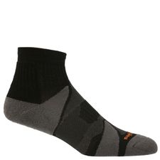 Media Para Hombre Algodón/Spandex Move H Quarter Negro Hush Puppies