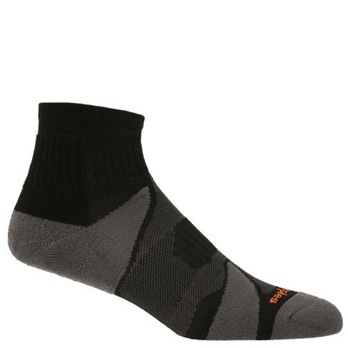 Media Para Hombre Algodón/Spandex Move H Quarter Negro Hush Puppies