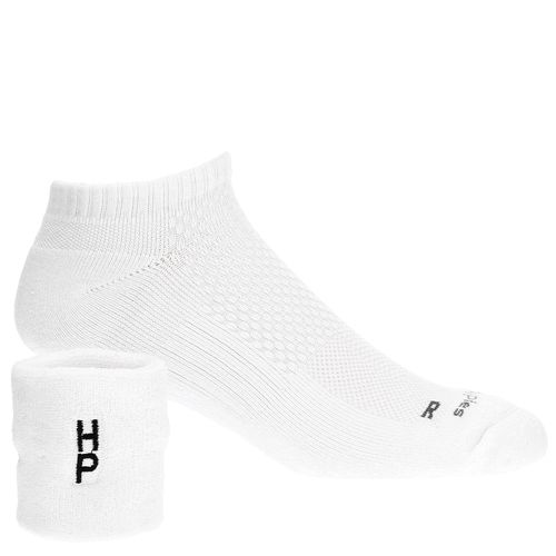 Media Para Hombre Algodón/Spandex Co Comfort Sport Blanco Hush Puppies