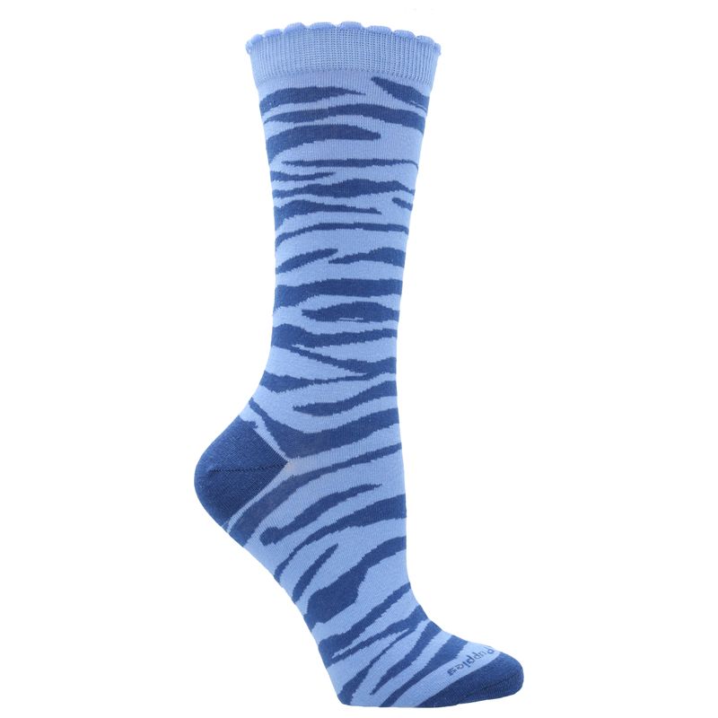 Calcetin-Para-Mujer-Algodon-Spandex-I24W-C-St-Zebra-Azul--Hush-Puppies