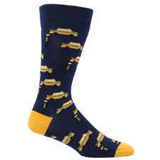 Media Para Hombre Algodón/Spandex I24H C Taxi Nyc Azul Hush Puppies