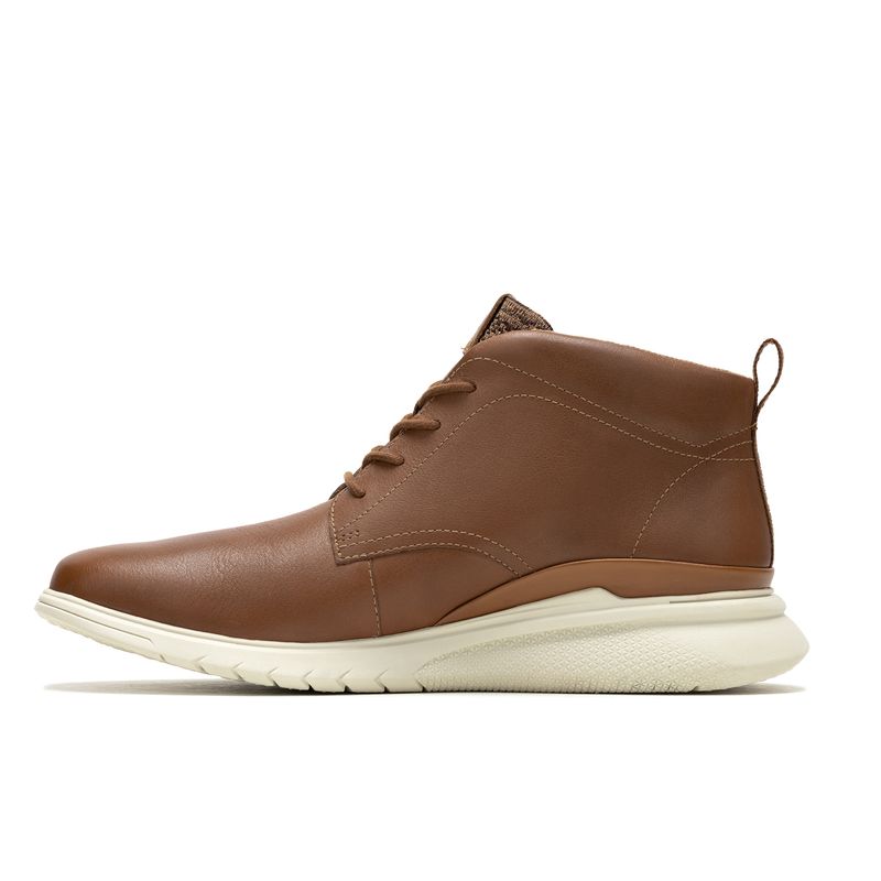 Botin-Para-Hombre-Cuero-Poliester-Advance-Chukka-Marron-Hush-Puppies