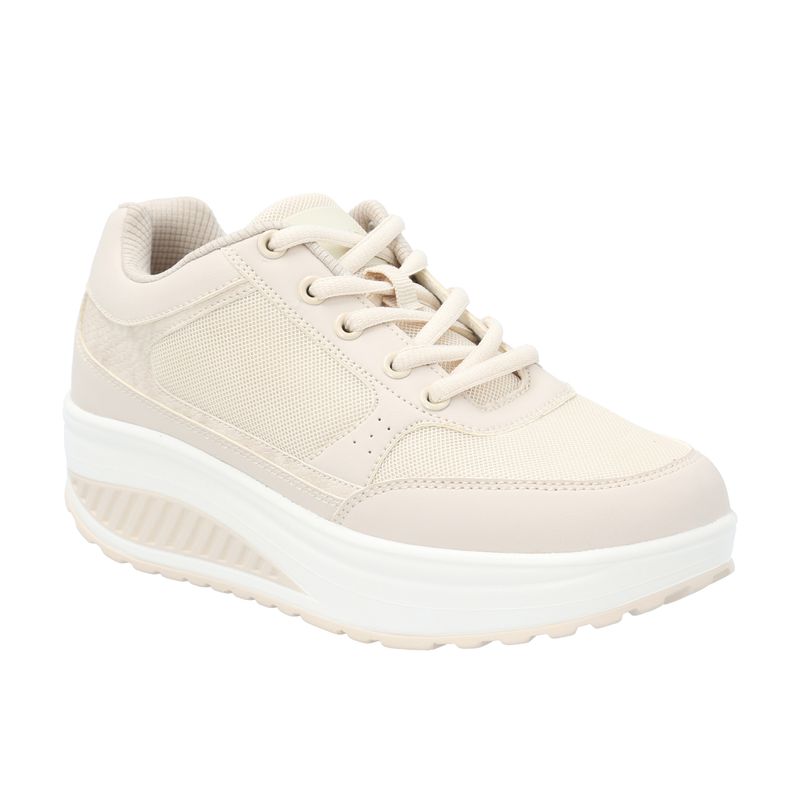 Zapatilla-Para-Mujer-Textil-Coral-Beige-Hush-Puppies