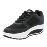 Zapatilla-Para-Mujer-Textil-Coral-Negro-Hush-Puppies