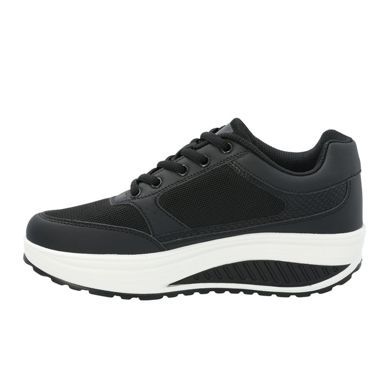 Zapatilla-Para-Mujer-Textil-Coral-Negro-Hush-Puppies