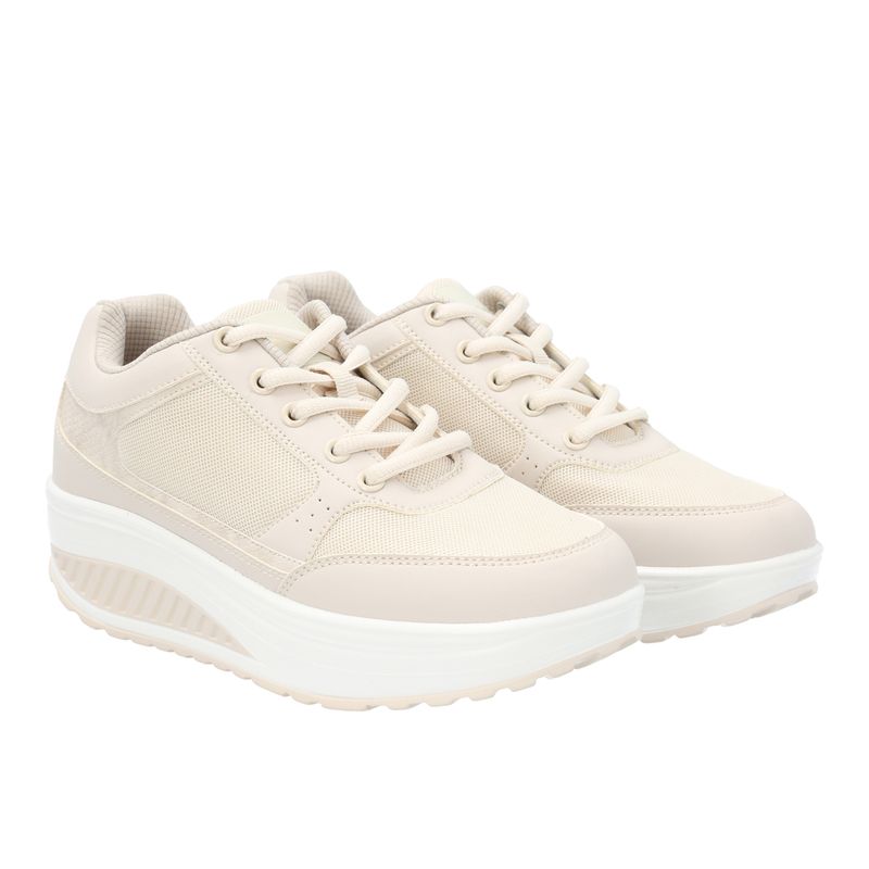 Zapatilla-Para-Mujer-Textil-Coral-Beige-Hush-Puppies