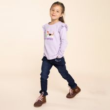 Polo Para Niña Planet Morado Hush Puppies Kids