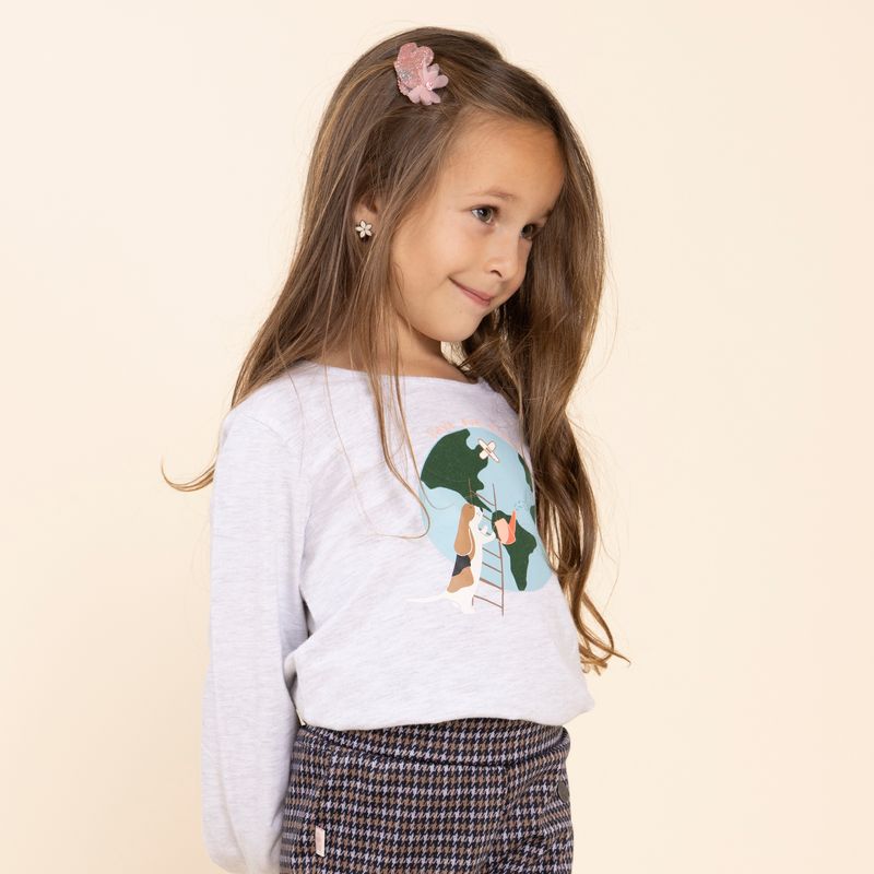 Polera-Para-Niña--Gw24-Tsh-Planet-Blanco-Hush-Puppies-Kids