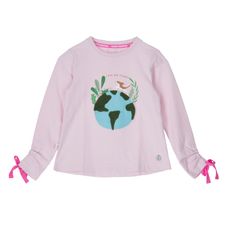 Polera Para Niña  Gw24-Tsh/Planet Rosado Hush Puppies Kids