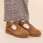 Zapato-Para-Niña-Suede-Dominga-Marron-Hush-Puppies