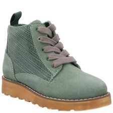 Botín Para Niña Pu/ Wool Fallbroke Verde Hush Puppies