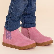 Botín Para Niña Gamuza Piombino Rosado Hush Puppies