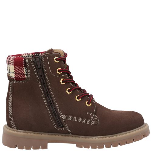Botín Para Niño Nubuck Baco Marrón Hush Puppies