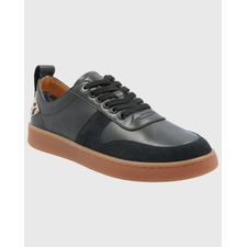 Zapatilla Para Mujer Cuero Lilem Negro Hush Puppies