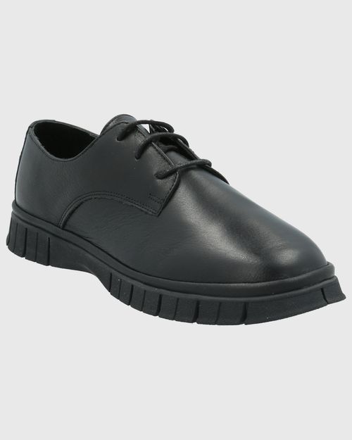 Zapato Para Mujer Cuero Lilium Negro Hush Puppies