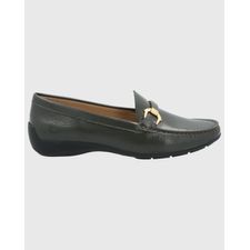 Mocasín Para Mujer Nappalack Natalia Verde Militar Hush Puppies