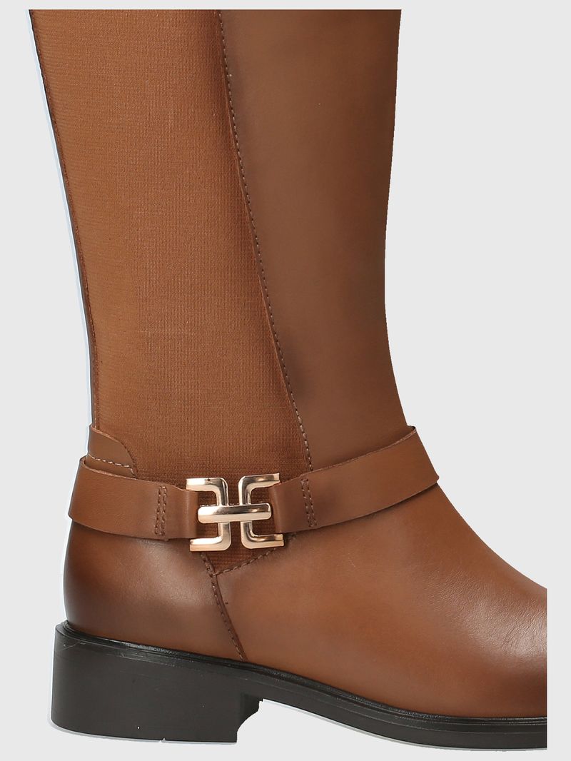 Bota-Para-Mujer-Cuero---Pu-Frazier-Marron-Hush-Puppies