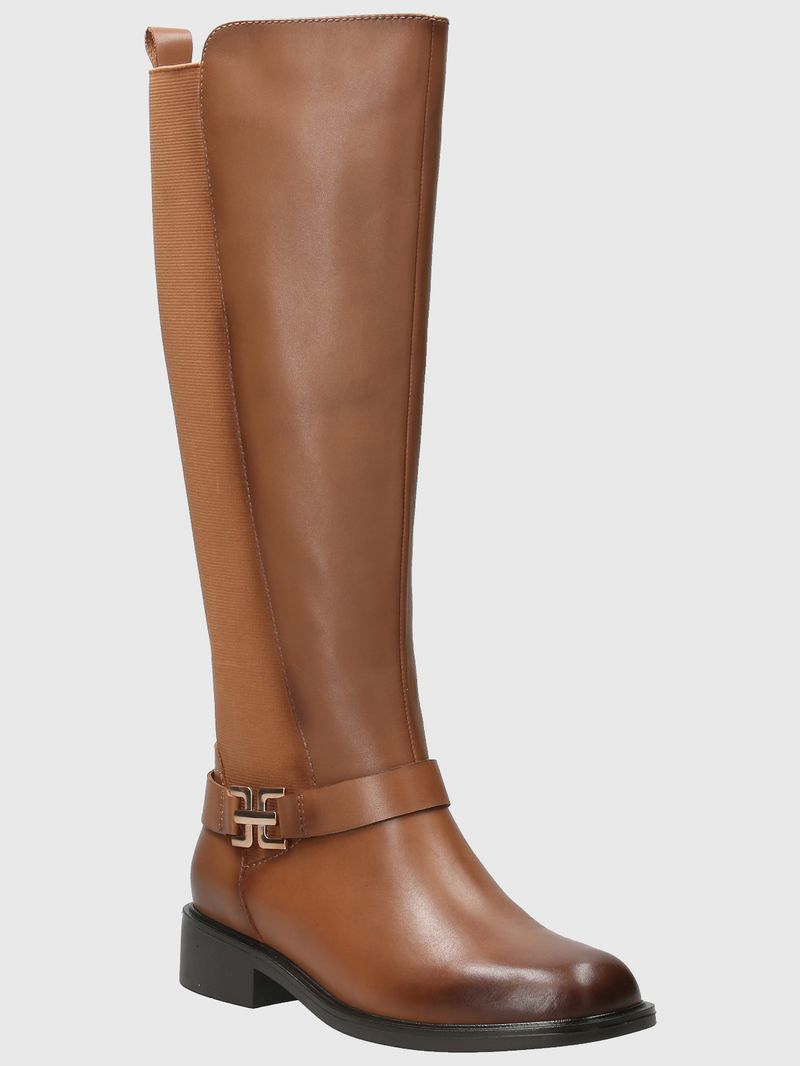 Bota-Para-Mujer-Cuero---Pu-Frazier-Marron-Hush-Puppies