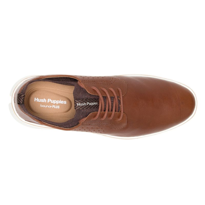 Zapato-Para-Hombre-Cuero-Bennet-Pt-Oxford-Marron-Hush-Puppies