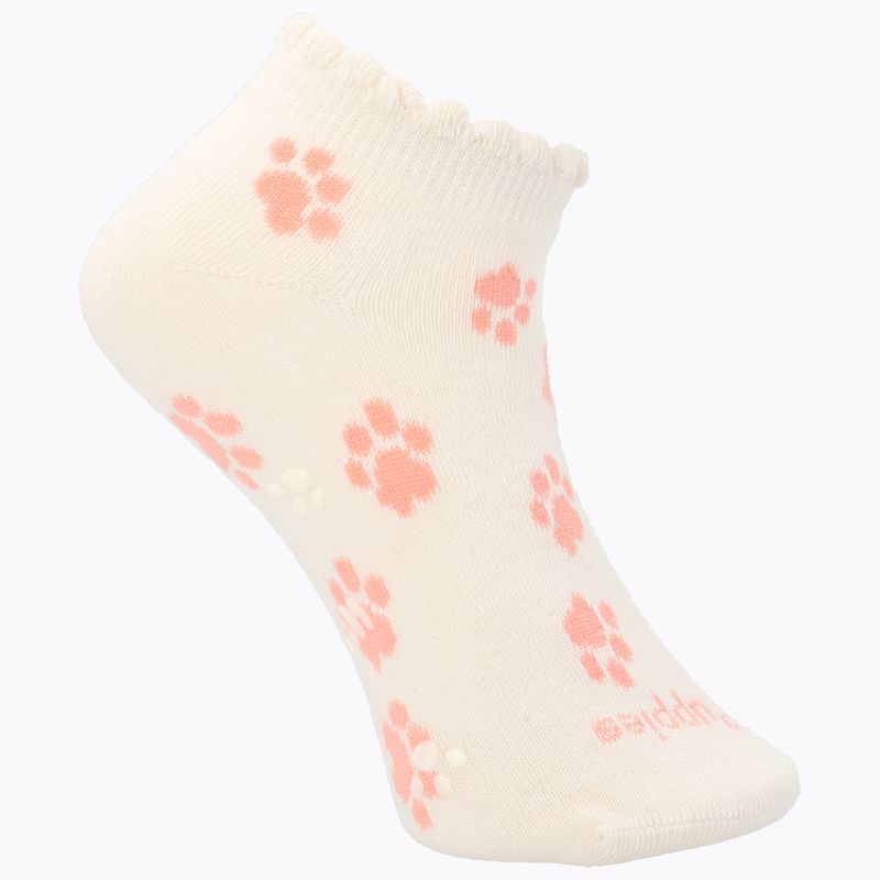 Calcetin-Para-Niña-Algodon-Spandex-I24G-Ped-St-Paws-Beige-Crudo-Hush-Puppies