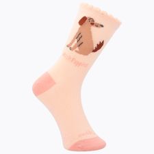 Calcetín Para Niña Algodón/Spandex I24G C St Mestizo Rosado Hush Puppies